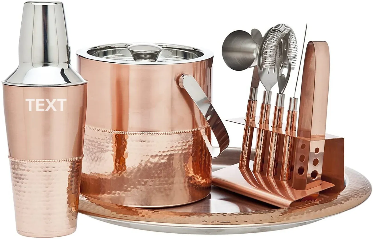Personalized Copper Mixology Set