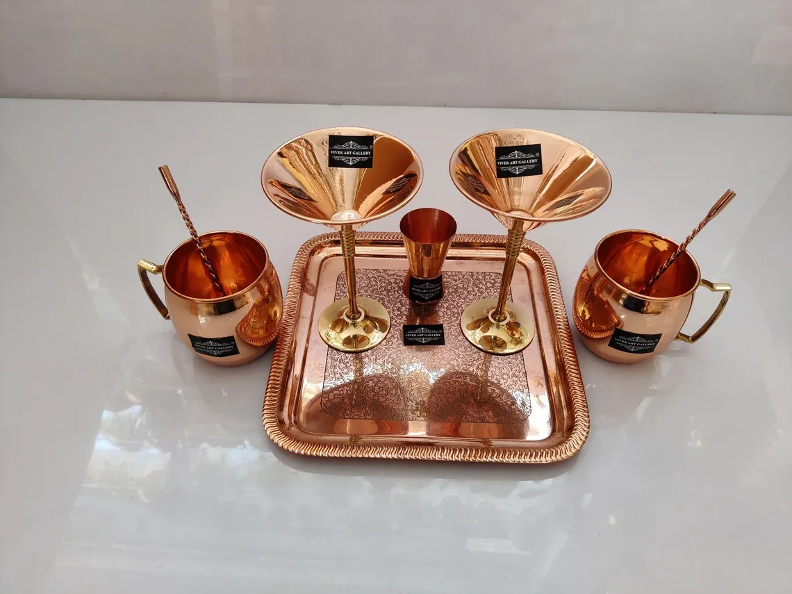 Moscow Mule Copper Cocktail Set