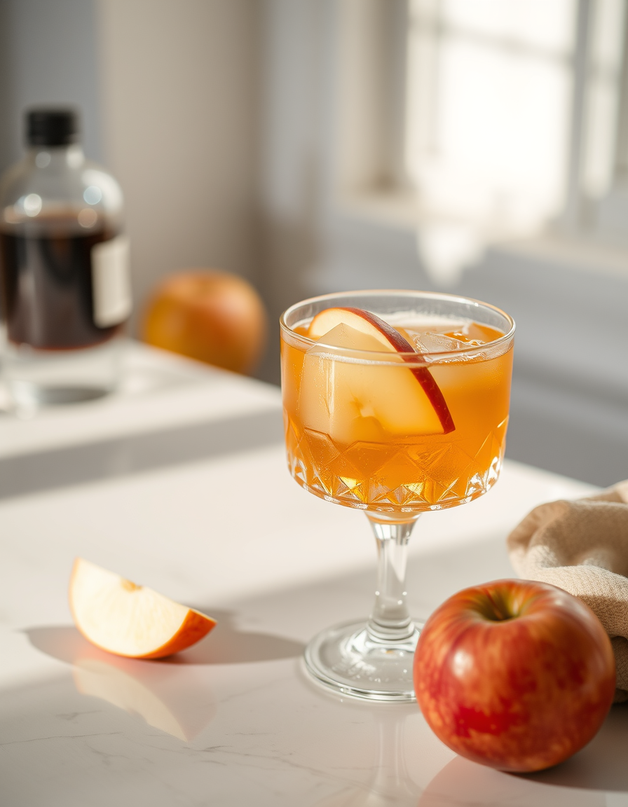 Apple cider Old Fashioned