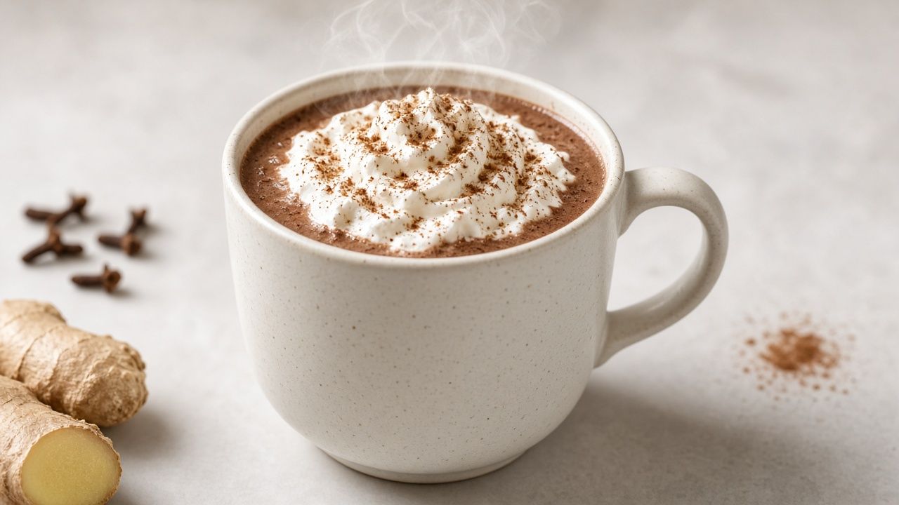 Gingerbread hot chocolate
