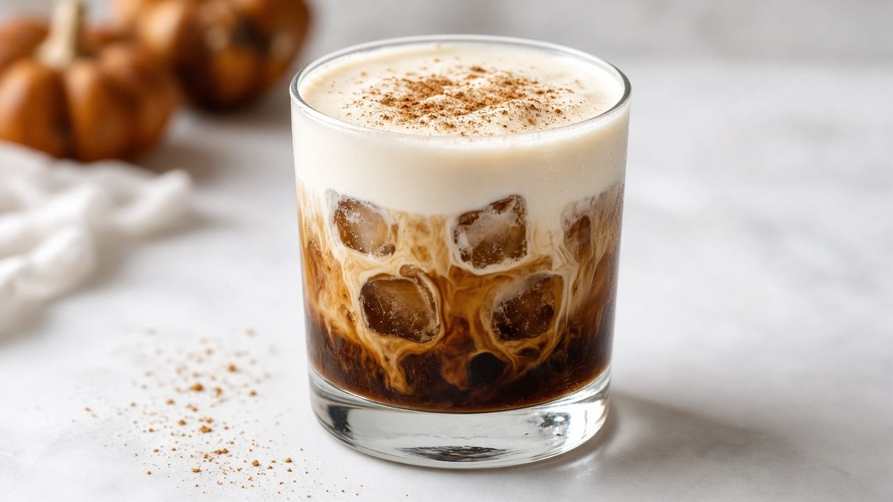 Pumpkin spice white Russian