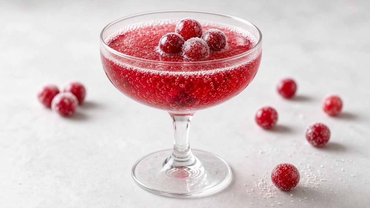 Sparkling cranberry cider